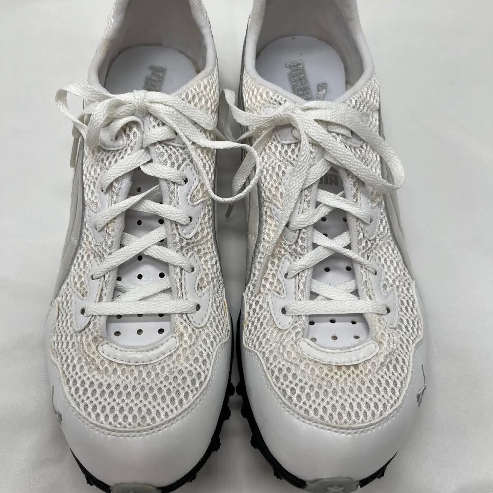 Nordstrom Women's Puma La Bamba XCS Patent White Metallic Silver